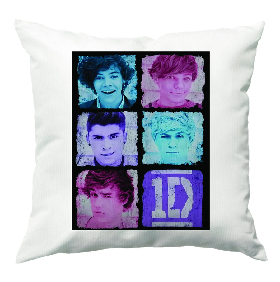 1D Memebers - One Direction Cushion