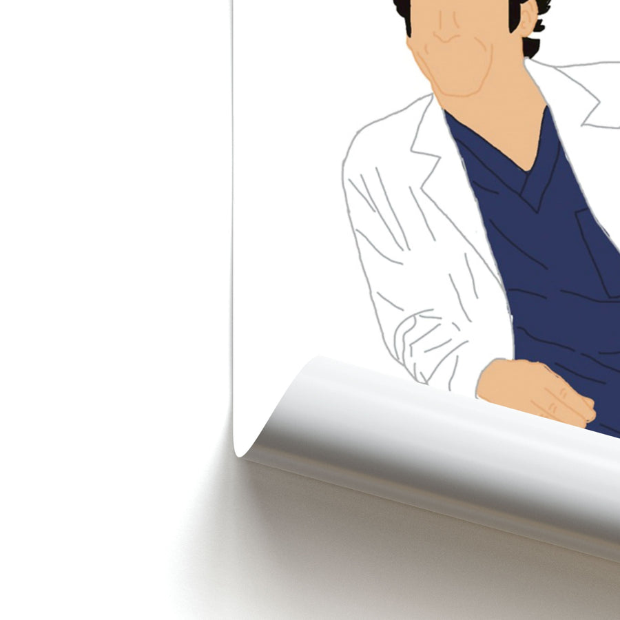 Derek Shepherd - Grey's Anatomy Poster
