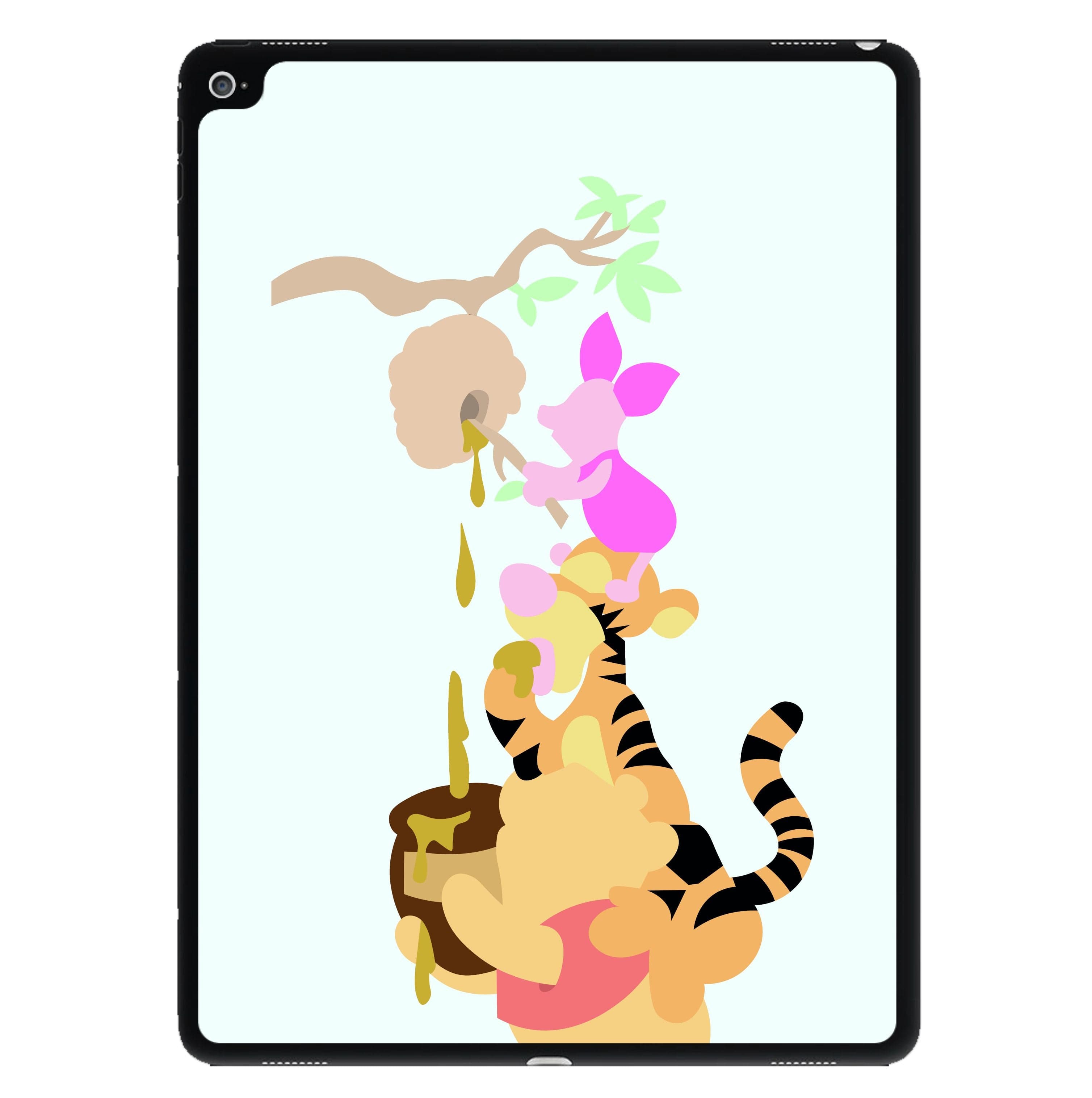 Bouncing Tiger , Piglet , Yellow Bear iPad Case