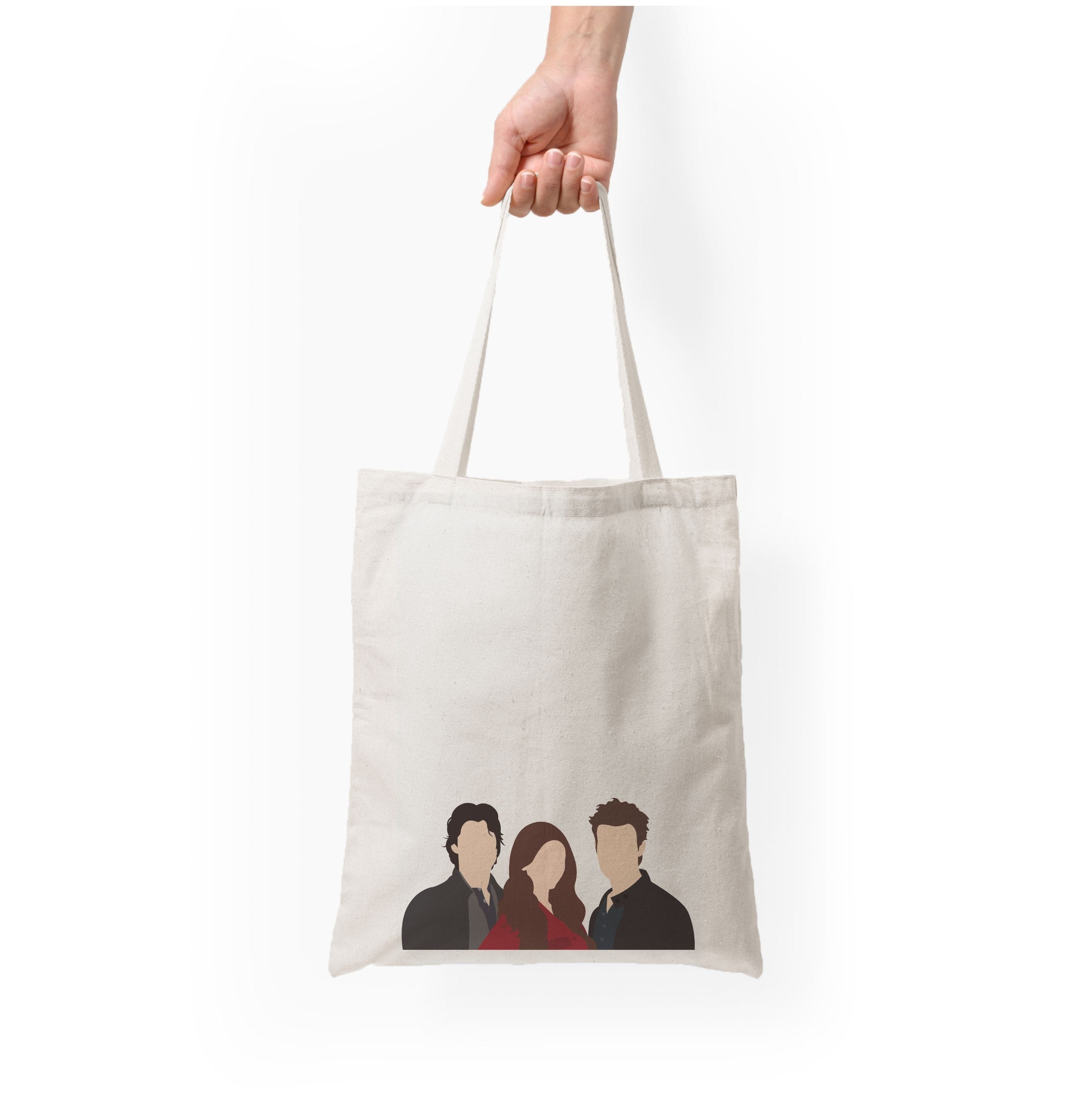 Elena, Damon And Stefan - VD Tote Bag