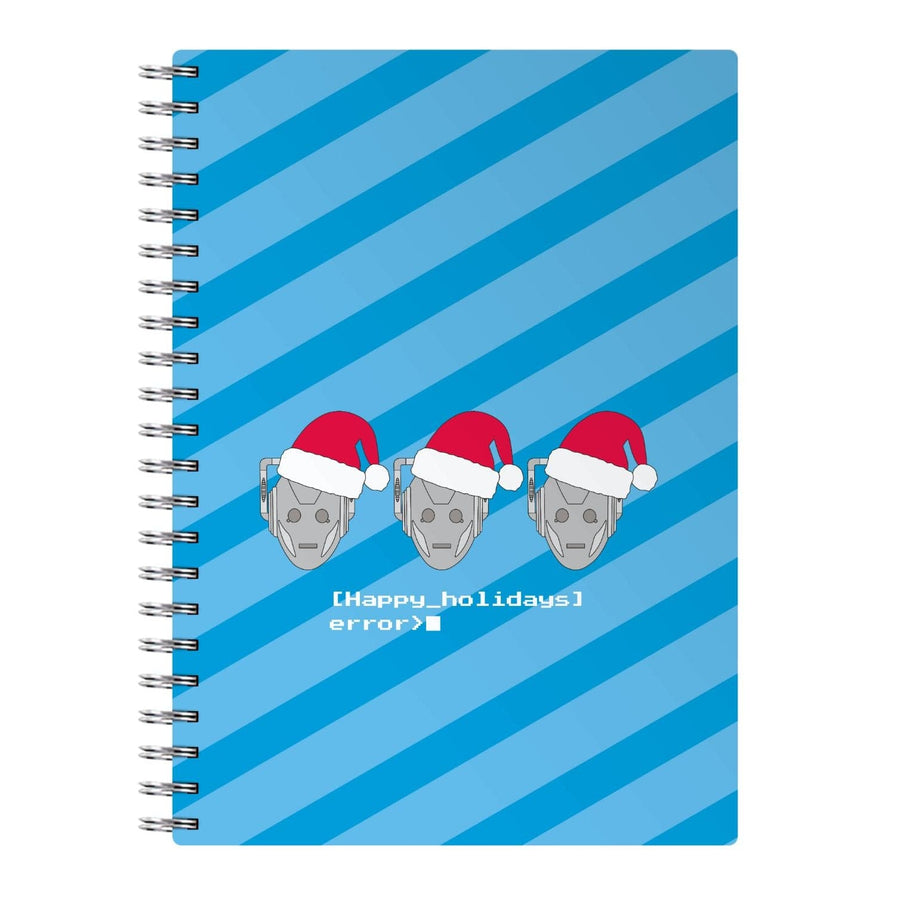Happy Holidays Error - Doctor Who Notebook