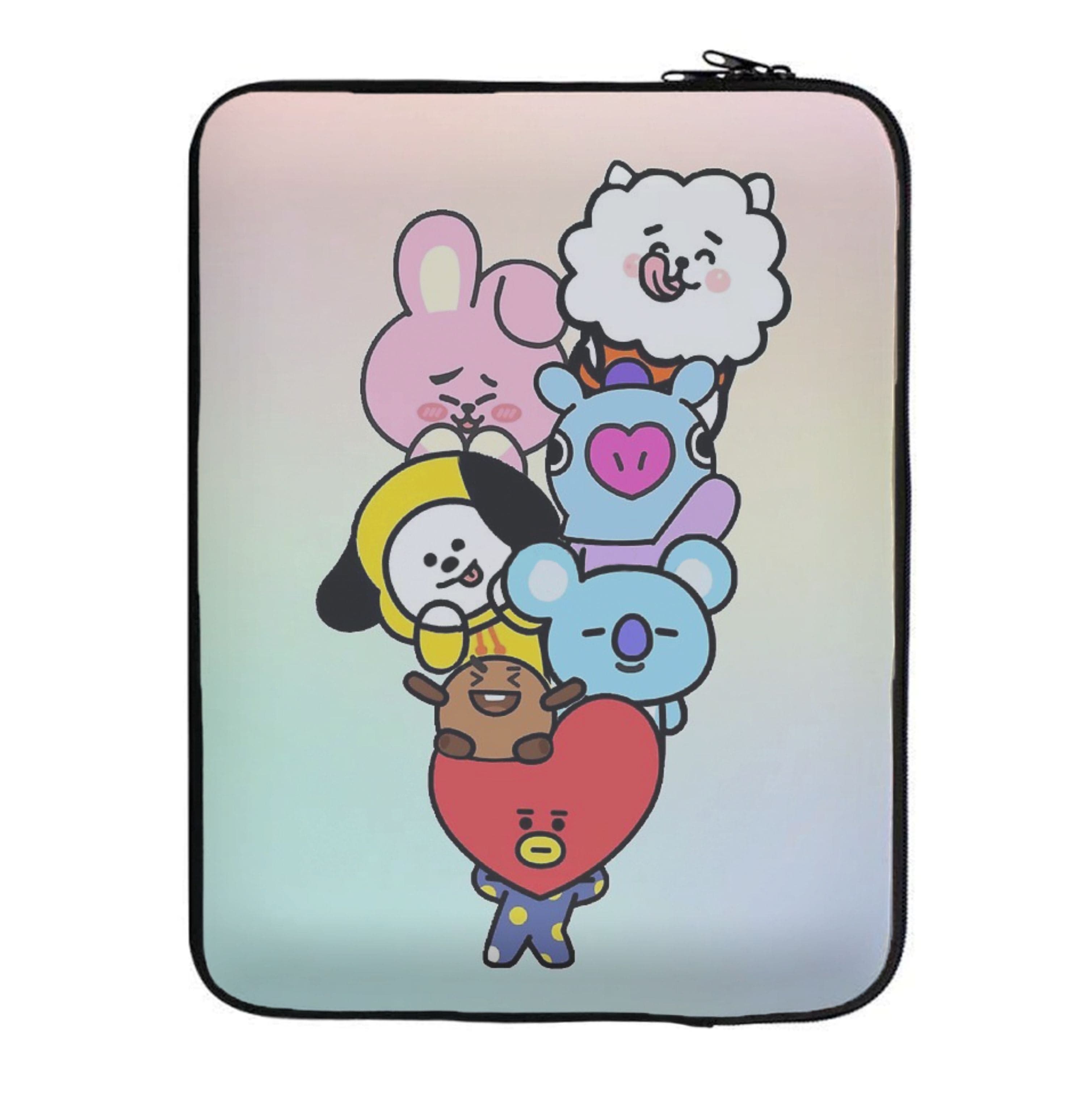 Pastel BT21 - K Pop Laptop Sleeve