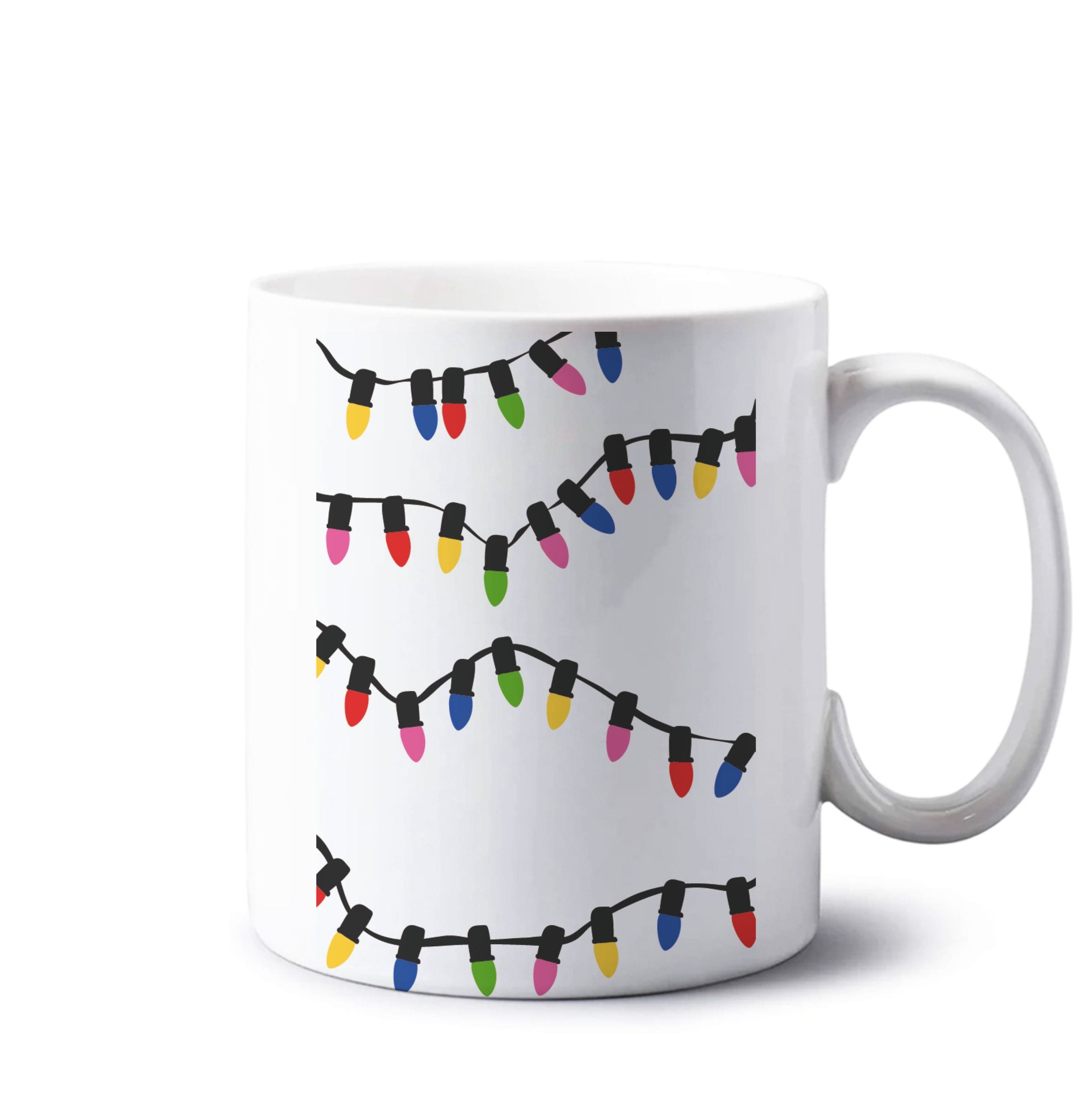 Pink Lights - Christmas Patterns Mug