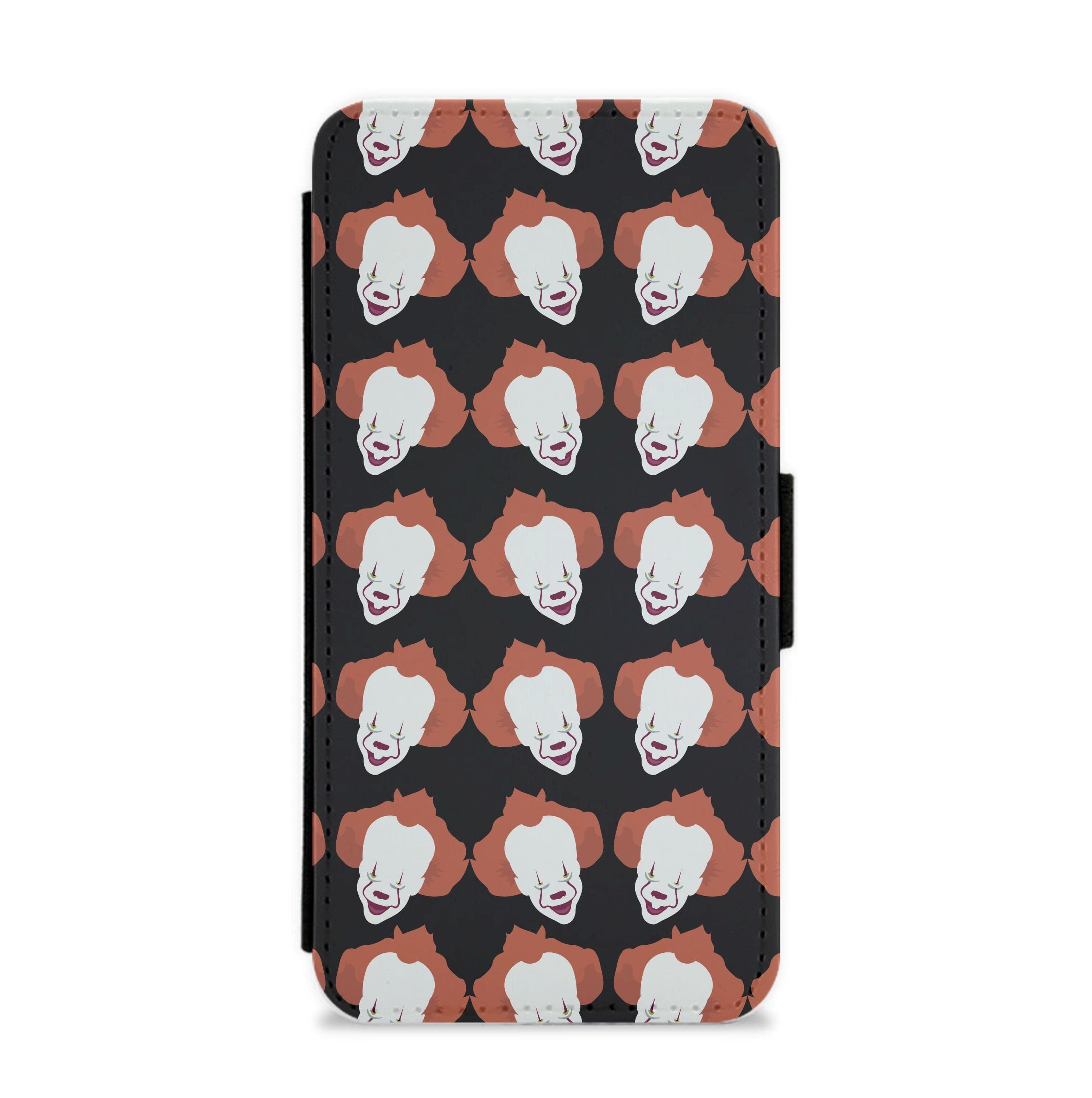 Clown Pattern Flip / Wallet Phone Case