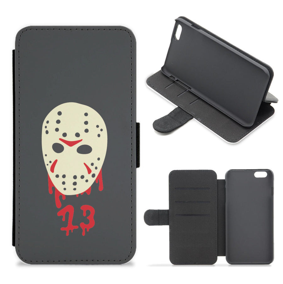 13th Mask - Friday The 13th Flip / Wallet Phone Case