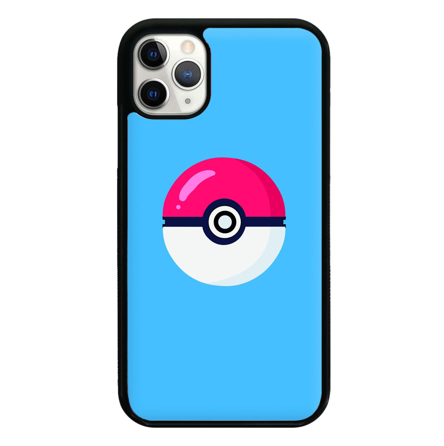 Pokemon ball - blue Phone Case
