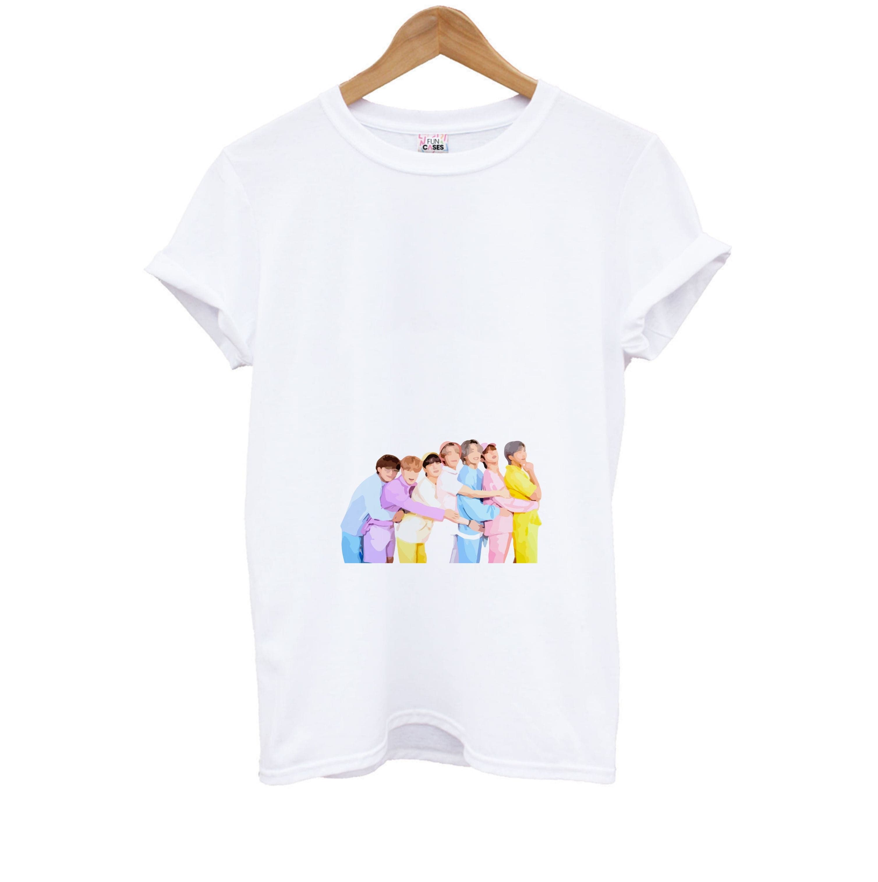 Colourful K-Pop Band Band Kids T-Shirt