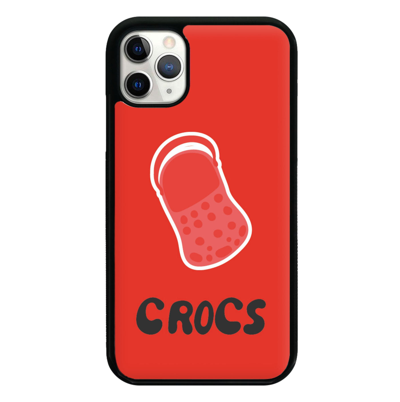 Red - Crocs Phone Case