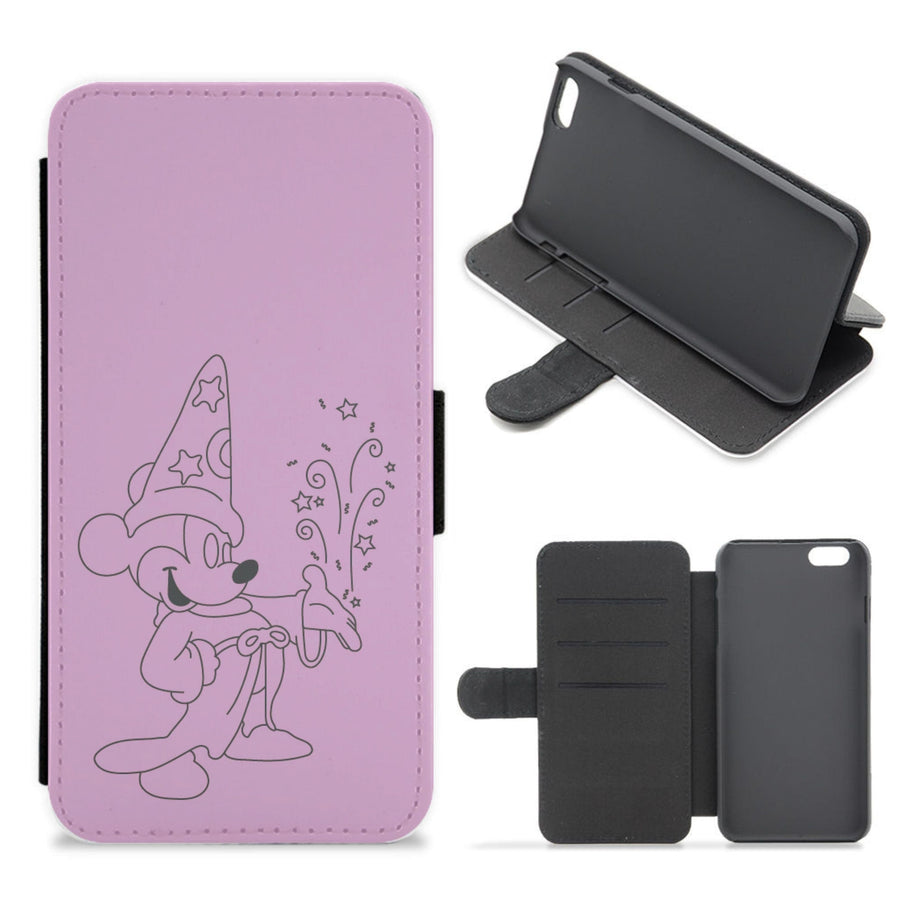 Wizard Mickey Mouse Flip / Wallet Phone Case