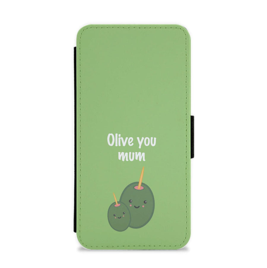 Olive You - Mothers Day Flip / Wallet Phone Case