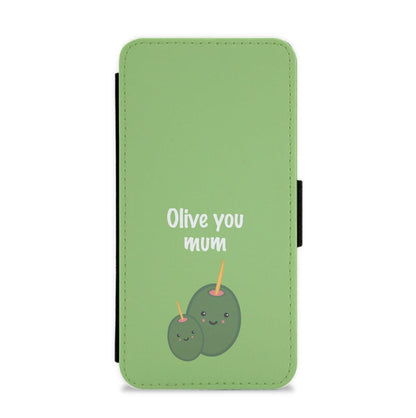 Olive You - Mothers Day Flip / Wallet Phone Case