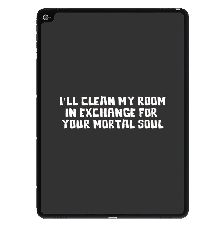 I'll Clean My Room In Exchange - Wednesday iPad Case