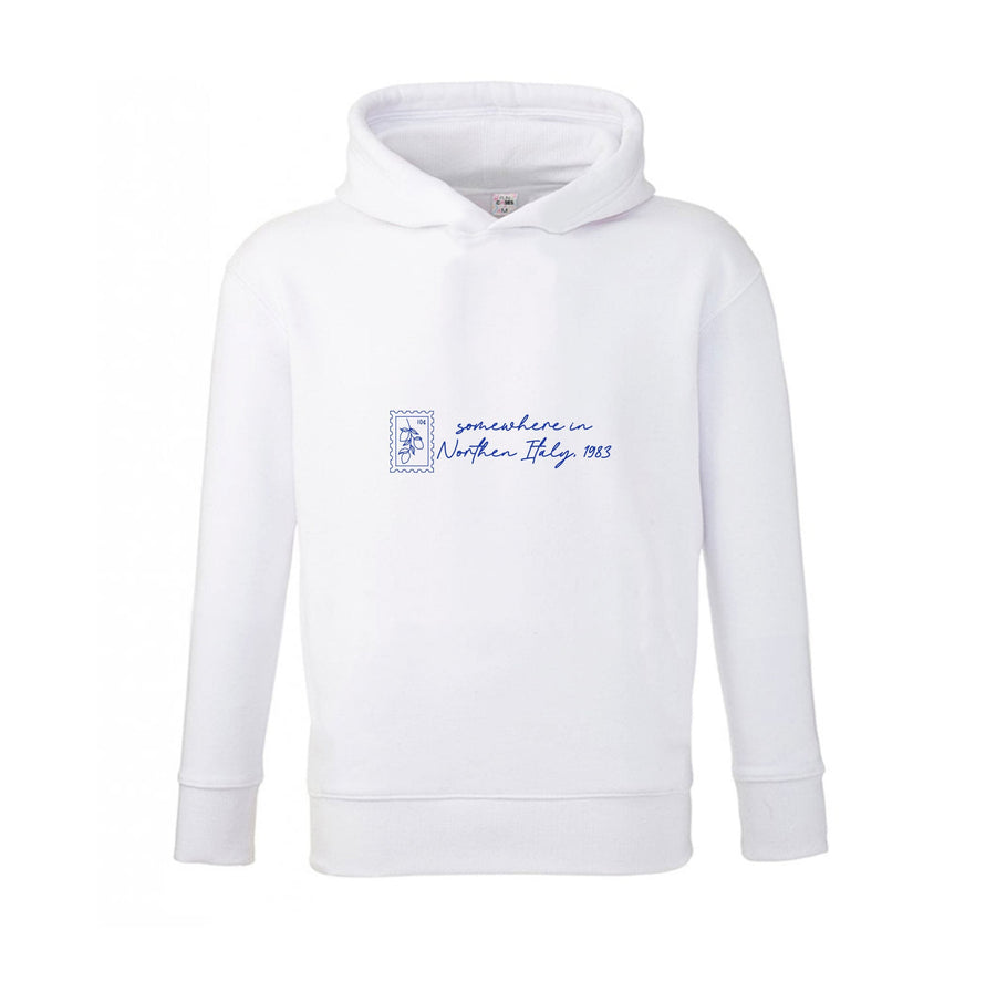 Somewhere In Northen Italy - Call Me By Your Name Kids Hoodie
