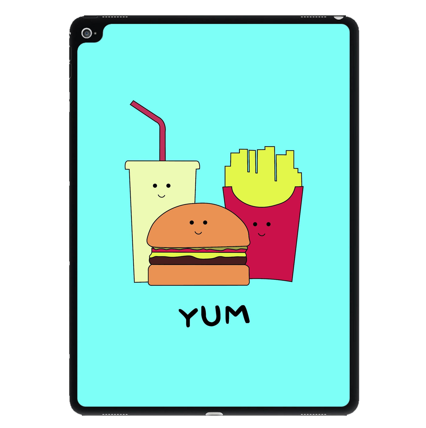 Fast Food Meal - Fast Food Patterns iPad Case