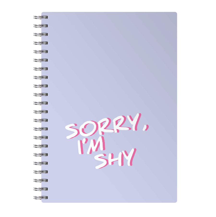 Sorry, I'm Shy - Nessa Barrett Notebook