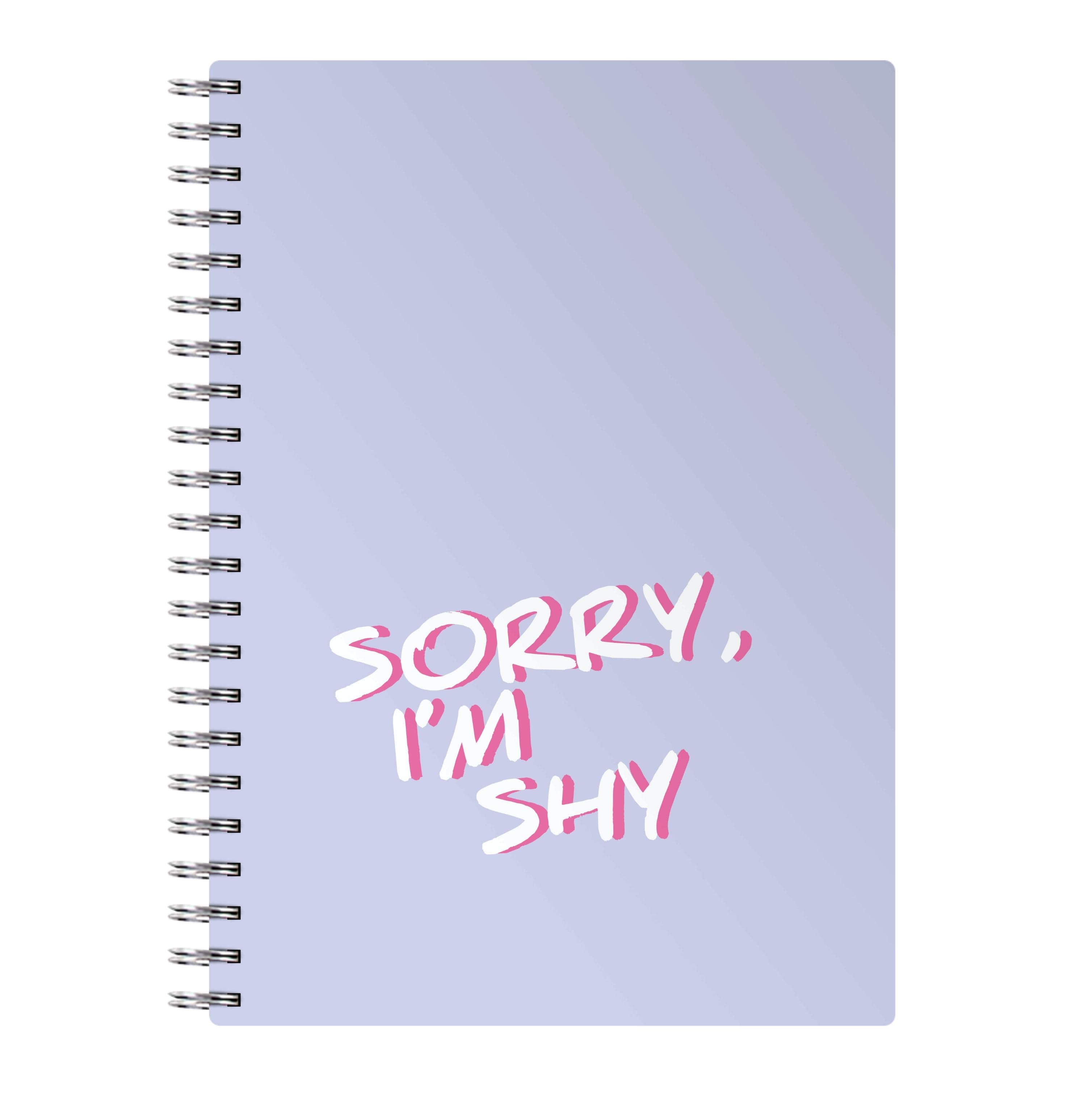 Sorry, I'm Shy - Nessat Notebook