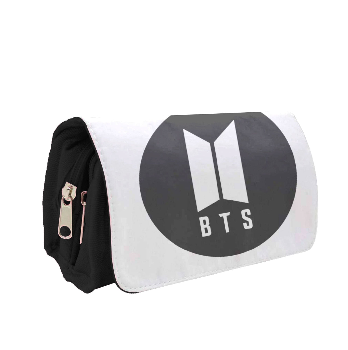 BTS logo Black - BTS Pencil Case