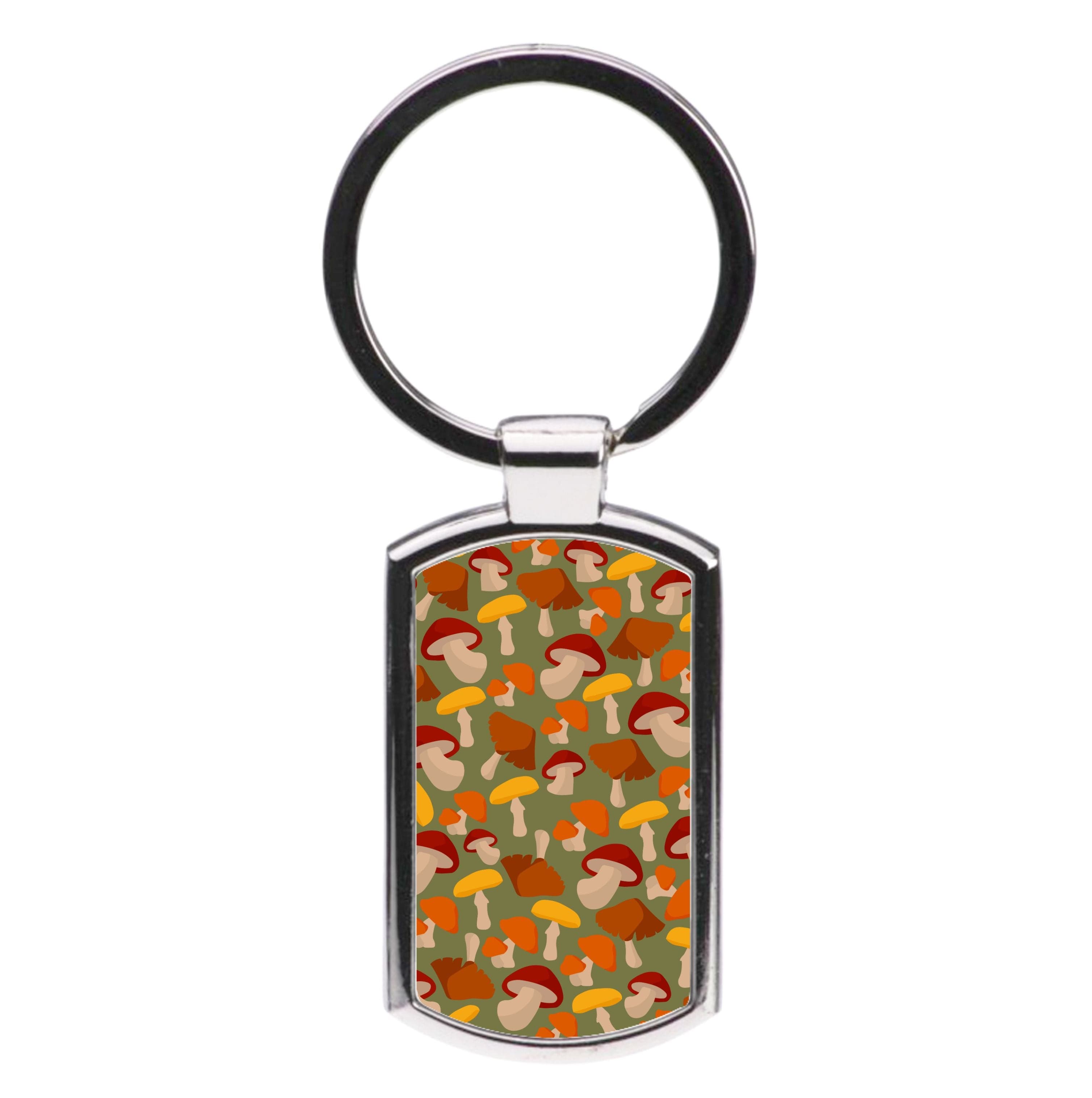 Mushroom Pattern - Autumn  Luxury Keyring