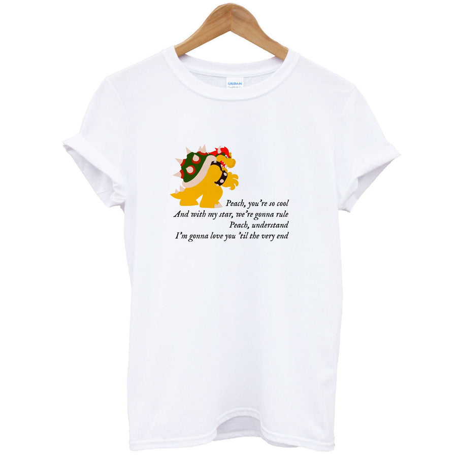 Peach, You're So Cool - The Super Mario Bros T-Shirt