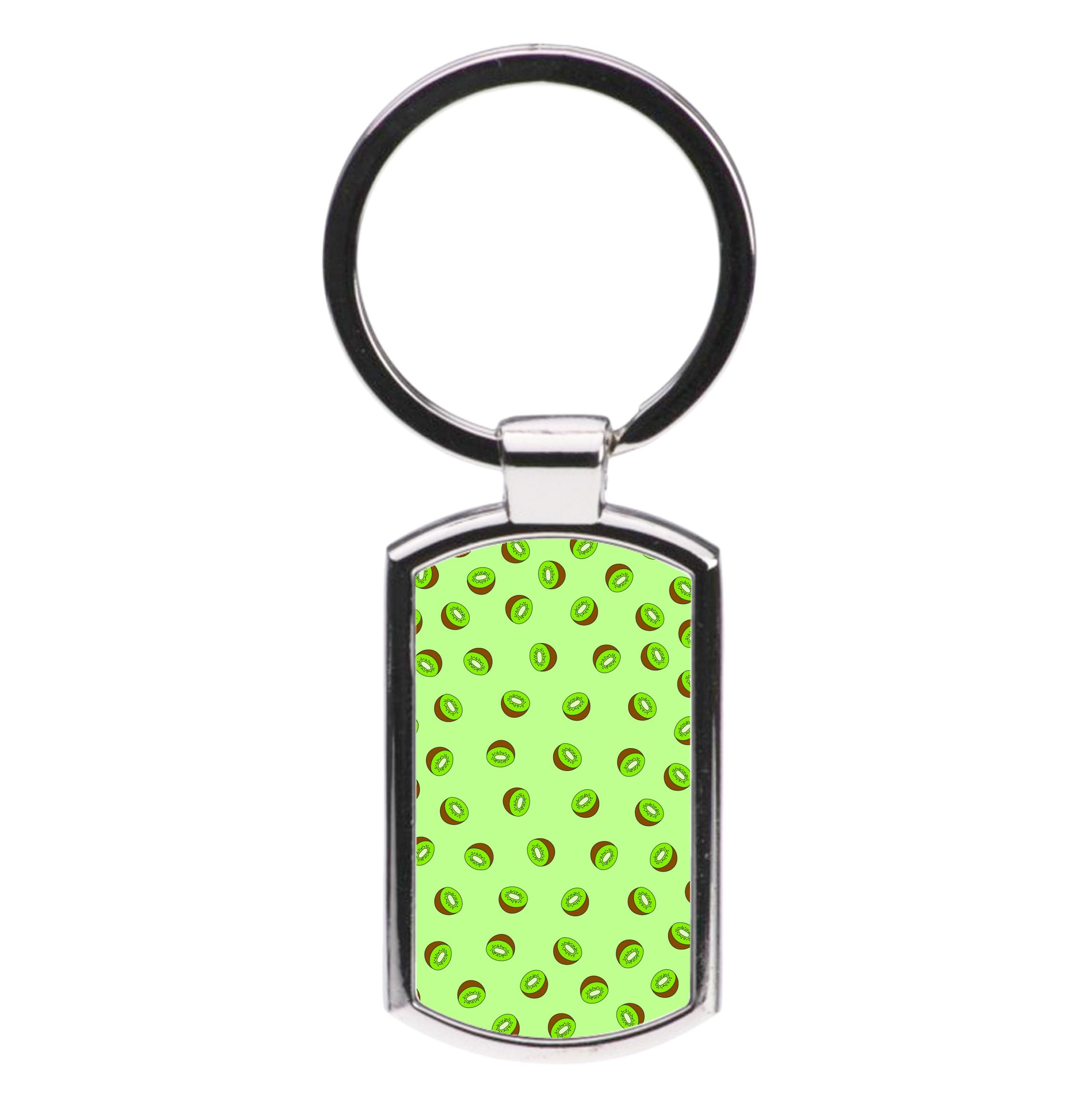 Kiwis - Fruit Patterns Luxury Keyring