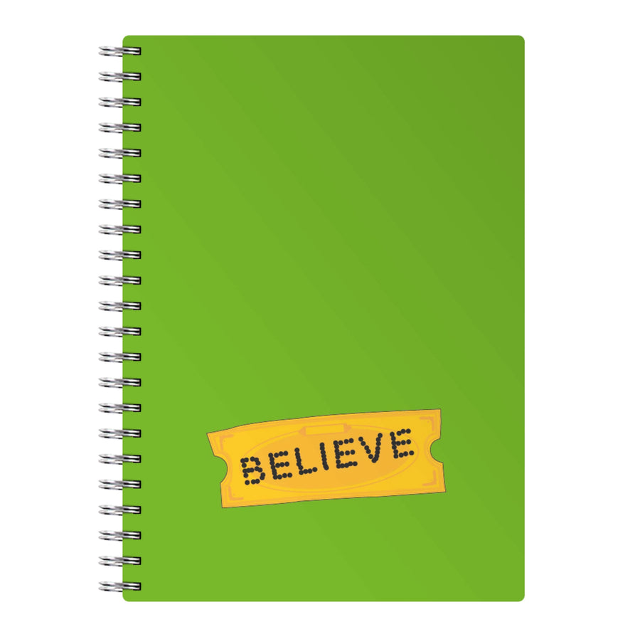 Believe - Polar Express Notebook
