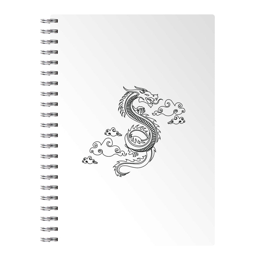 Black - Dragon Patterns Notebook