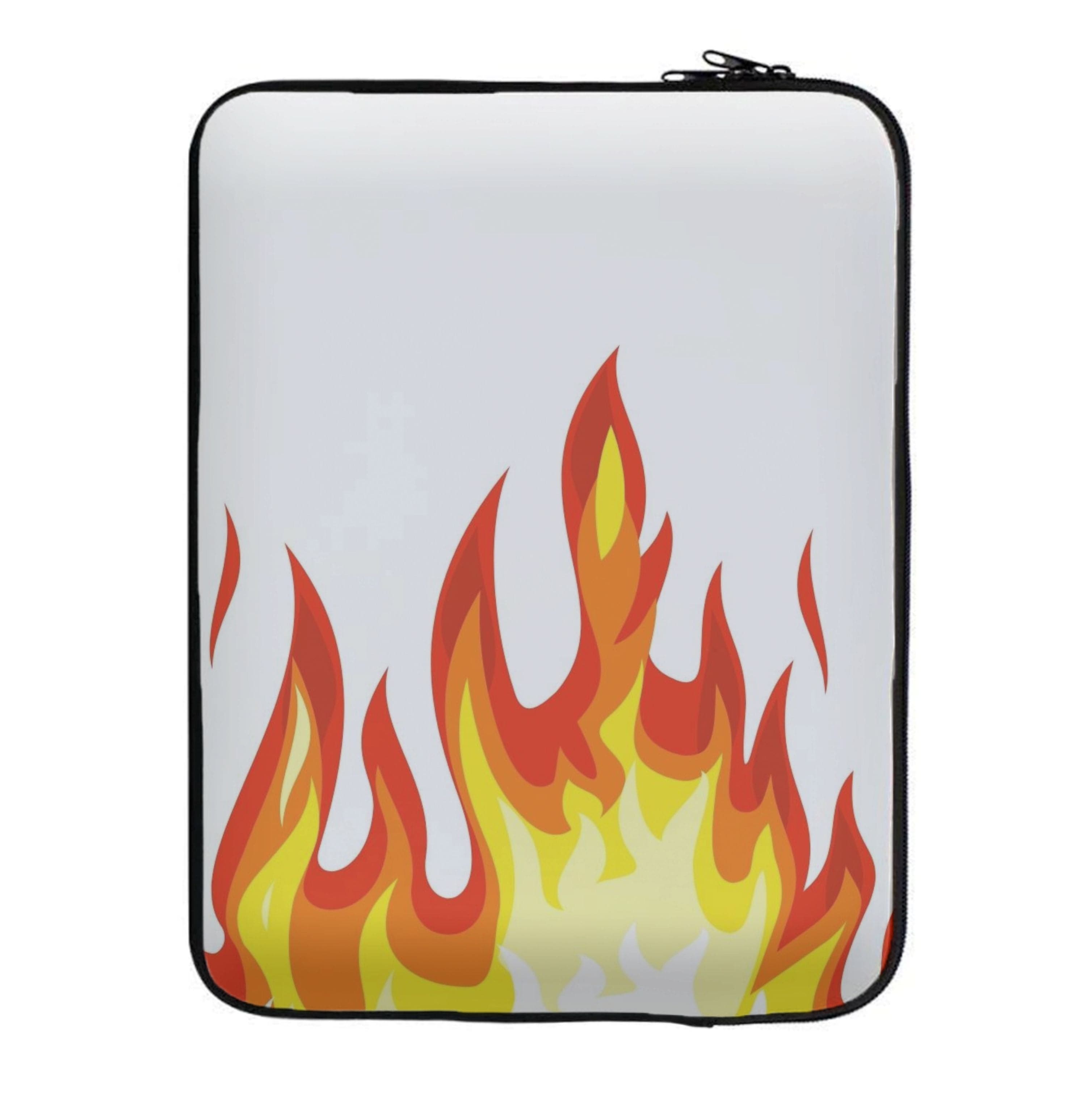 White Flame Laptop Sleeve