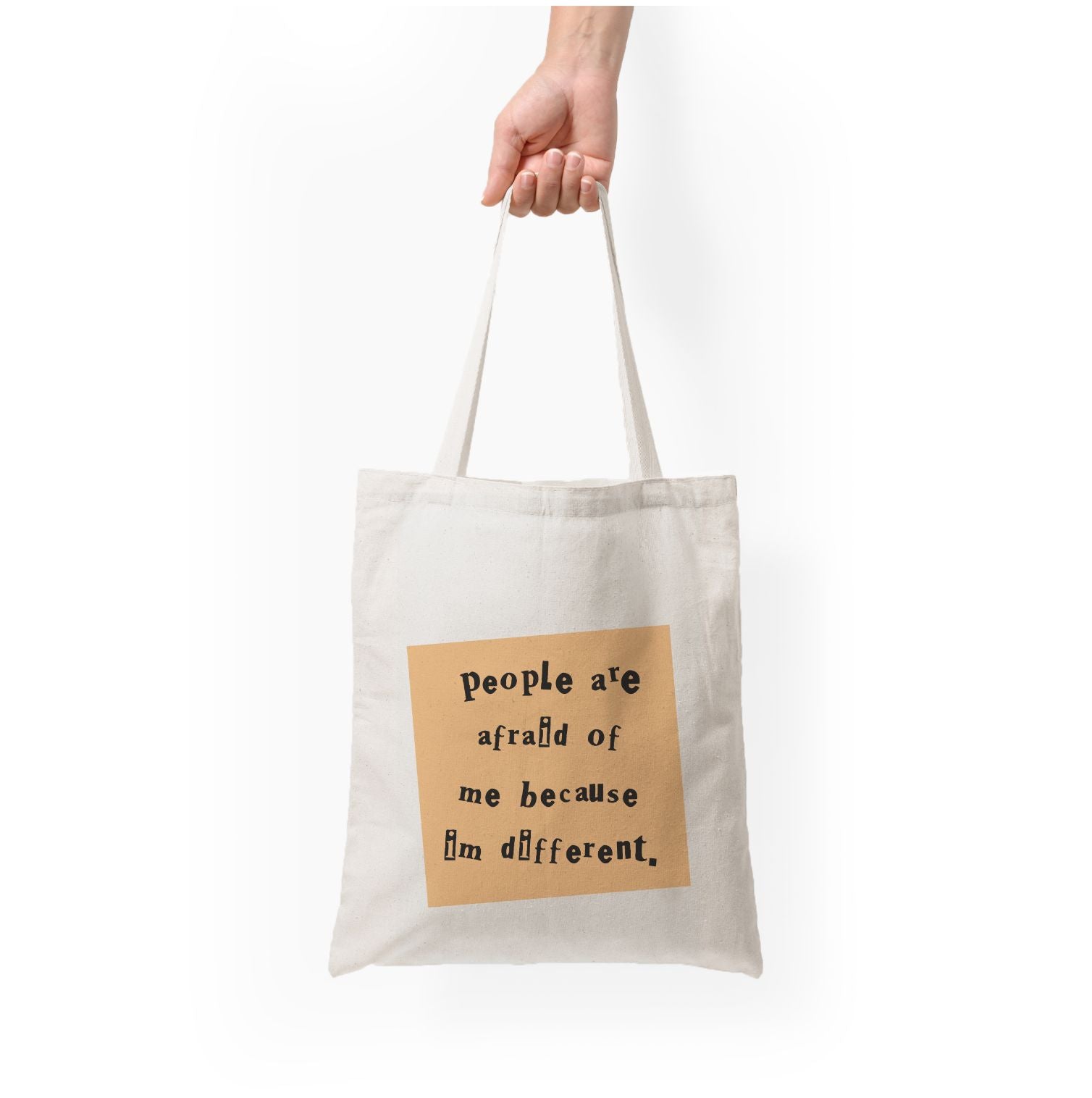 People Are Afraid Of Me - Scissorhands Tote Bag