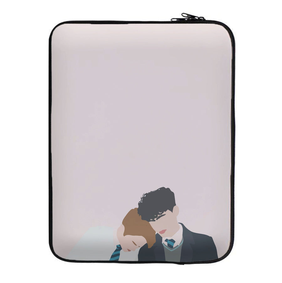 Nick And Charlie School Clothes - Heartstopper Laptop Sleeve