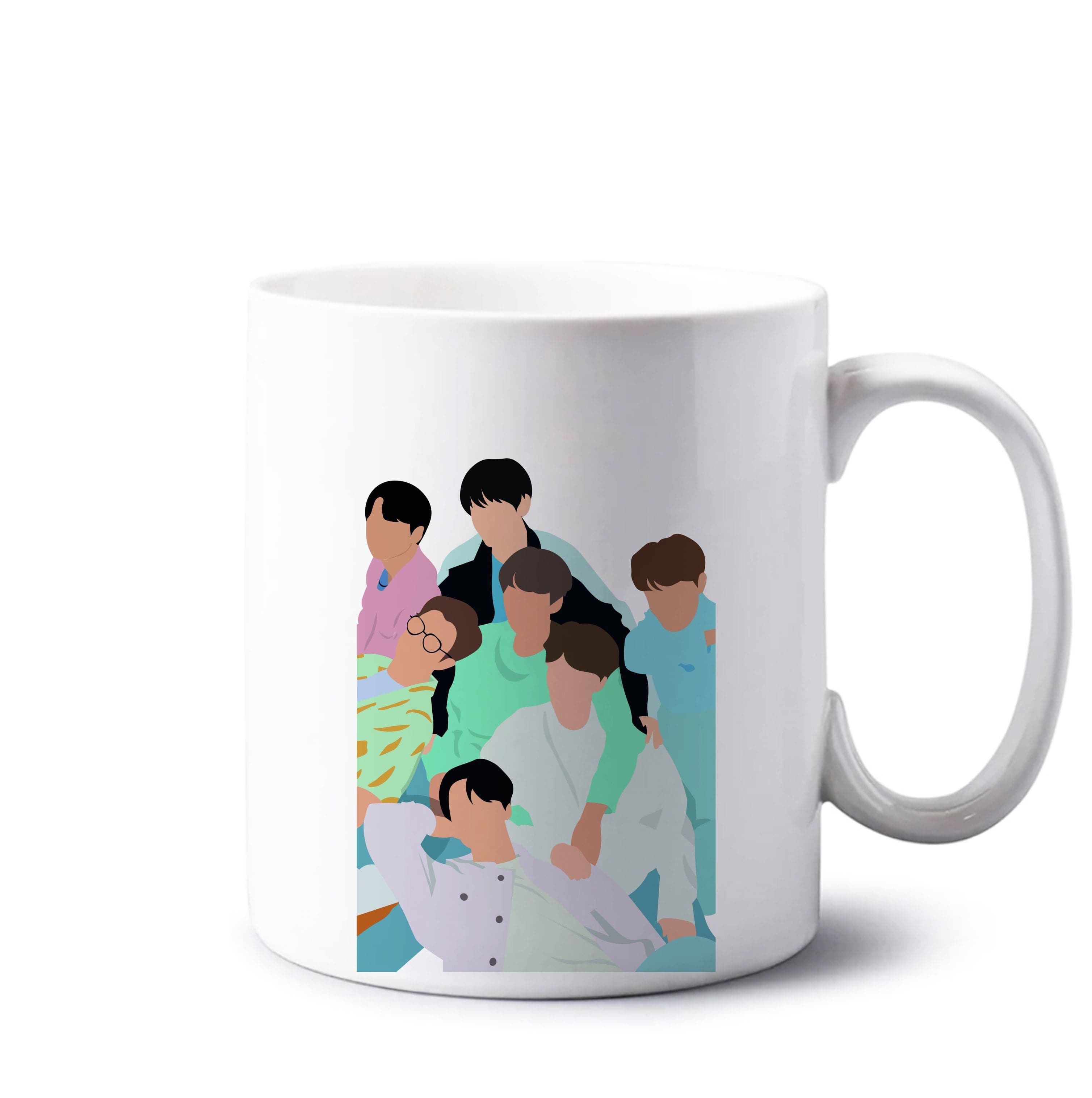 Band Members Of K-Pop Band Mug