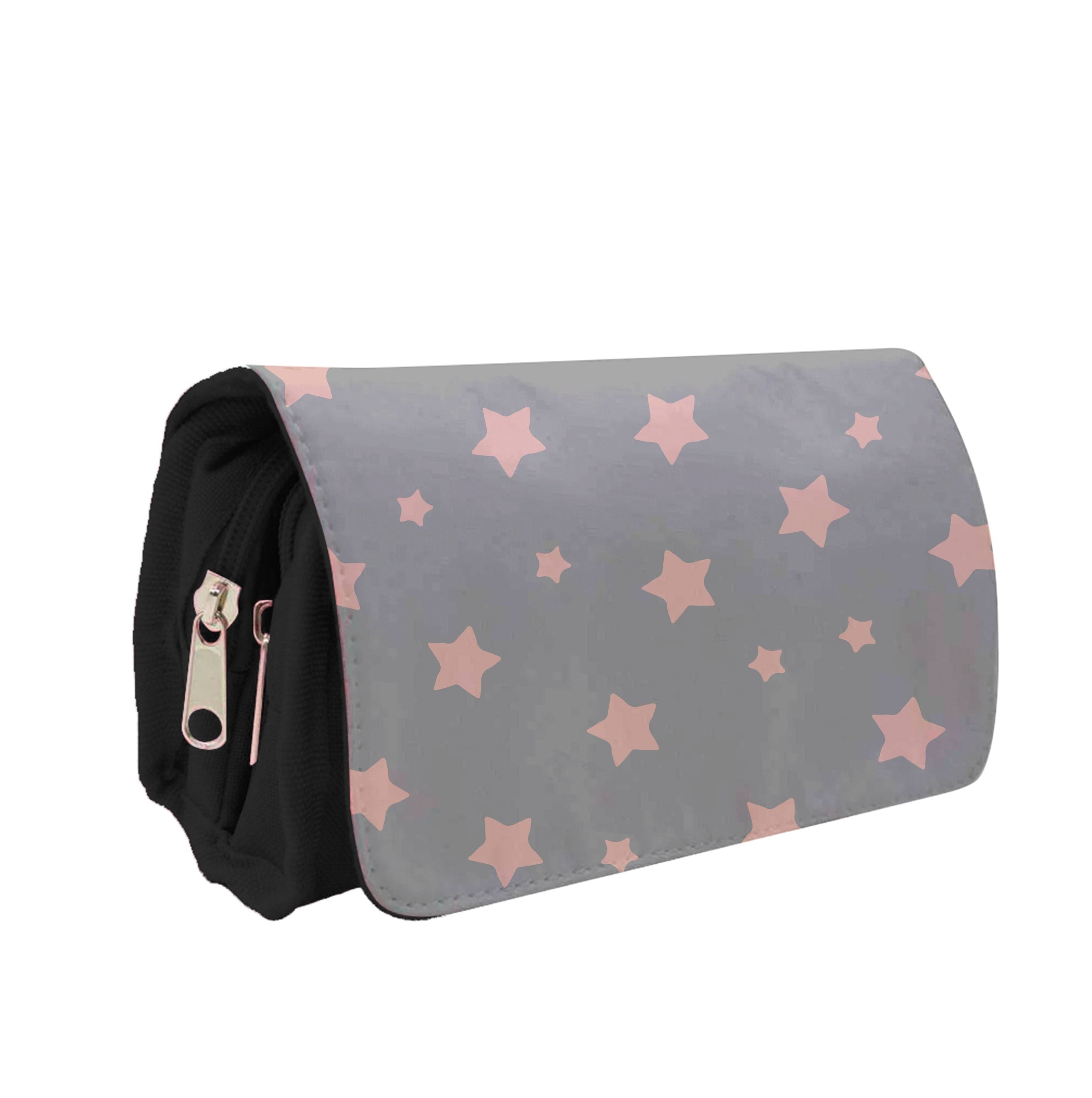 Rose Gold Star Pattern Pencil Case