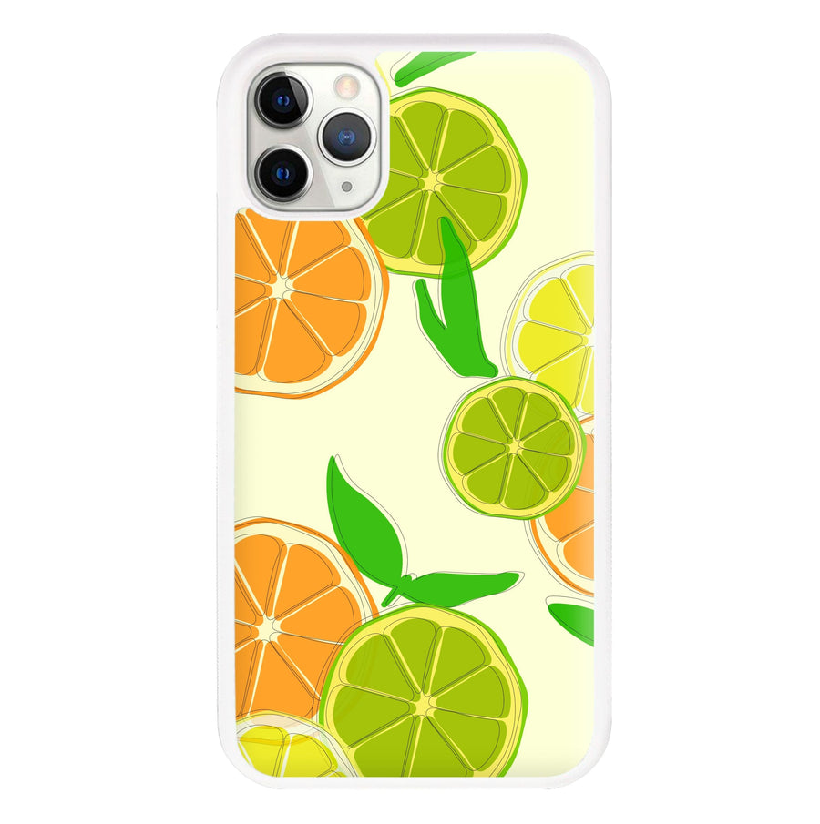 Oranges, Leomns And Limes - Fruit Patterns Phone Case