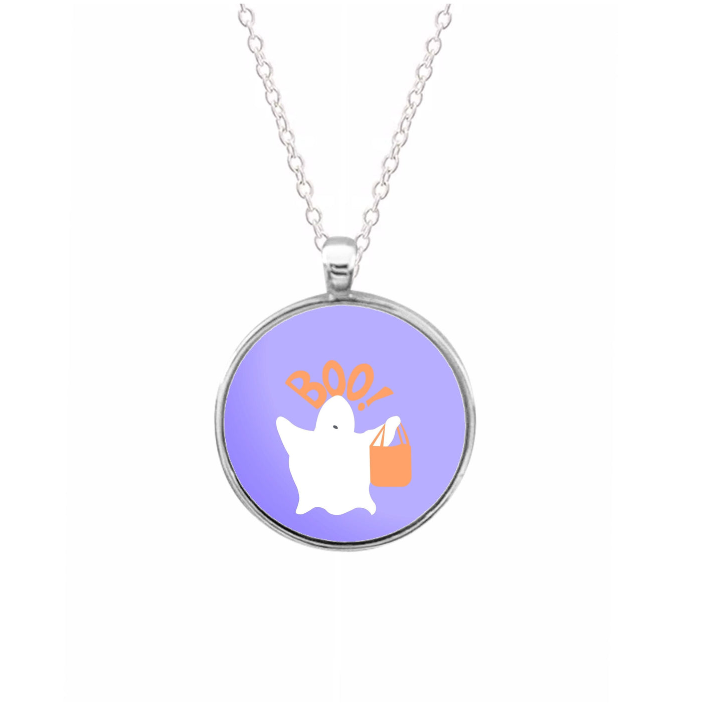 Ghost Boo! - Halloween Necklace