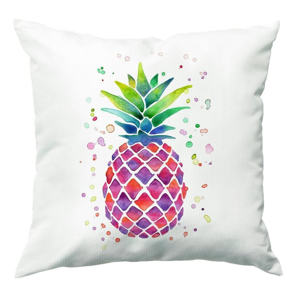 Watercolour Pineapple Cushion