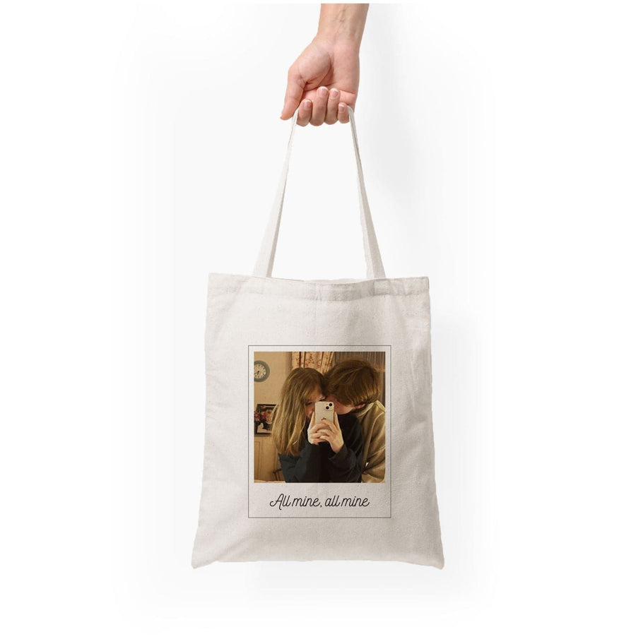 All Mine, All Mine - Personalised Couples Tote Bag