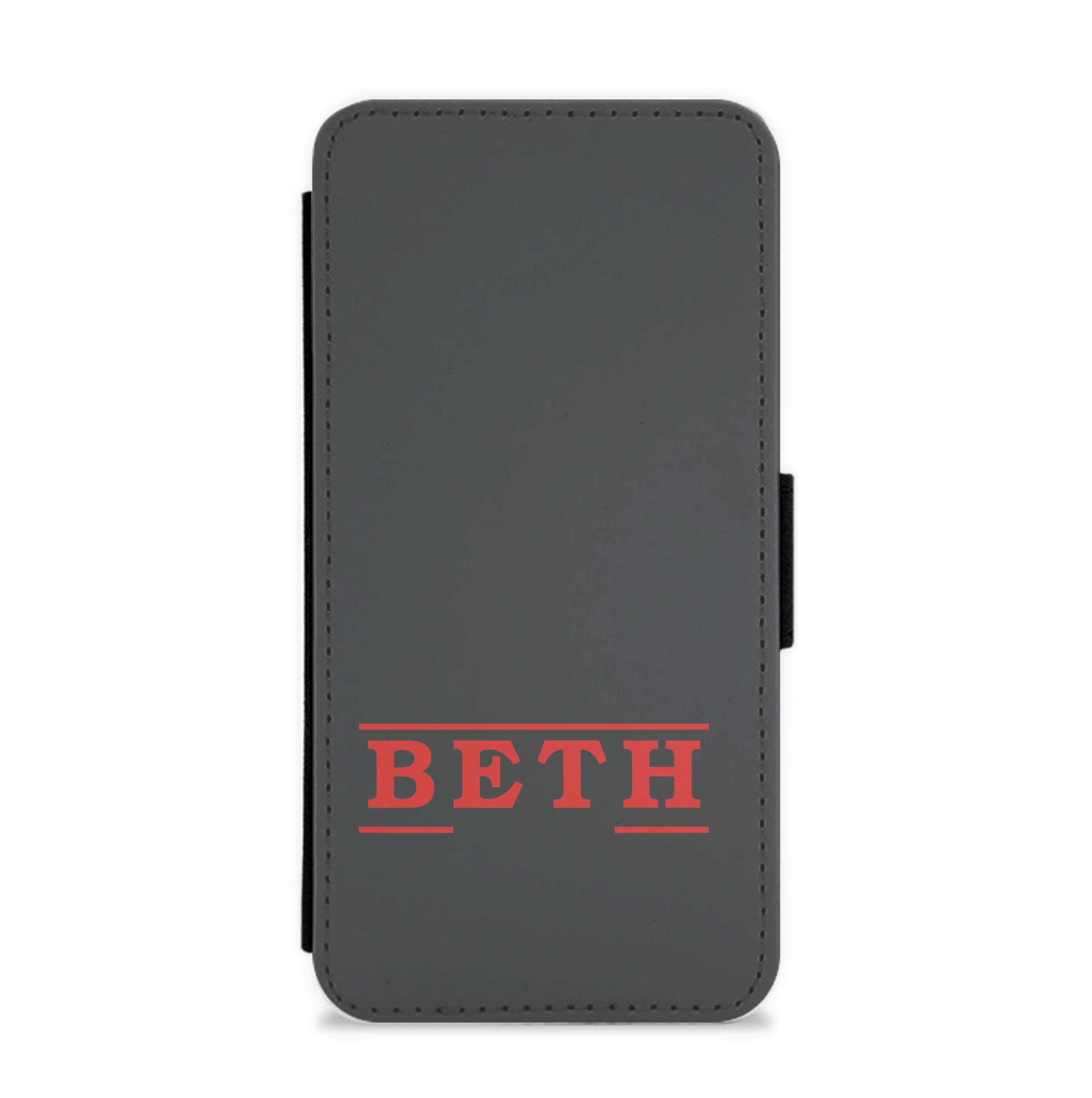 Title - Personalised Stranger Flip / Wallet Phone Case