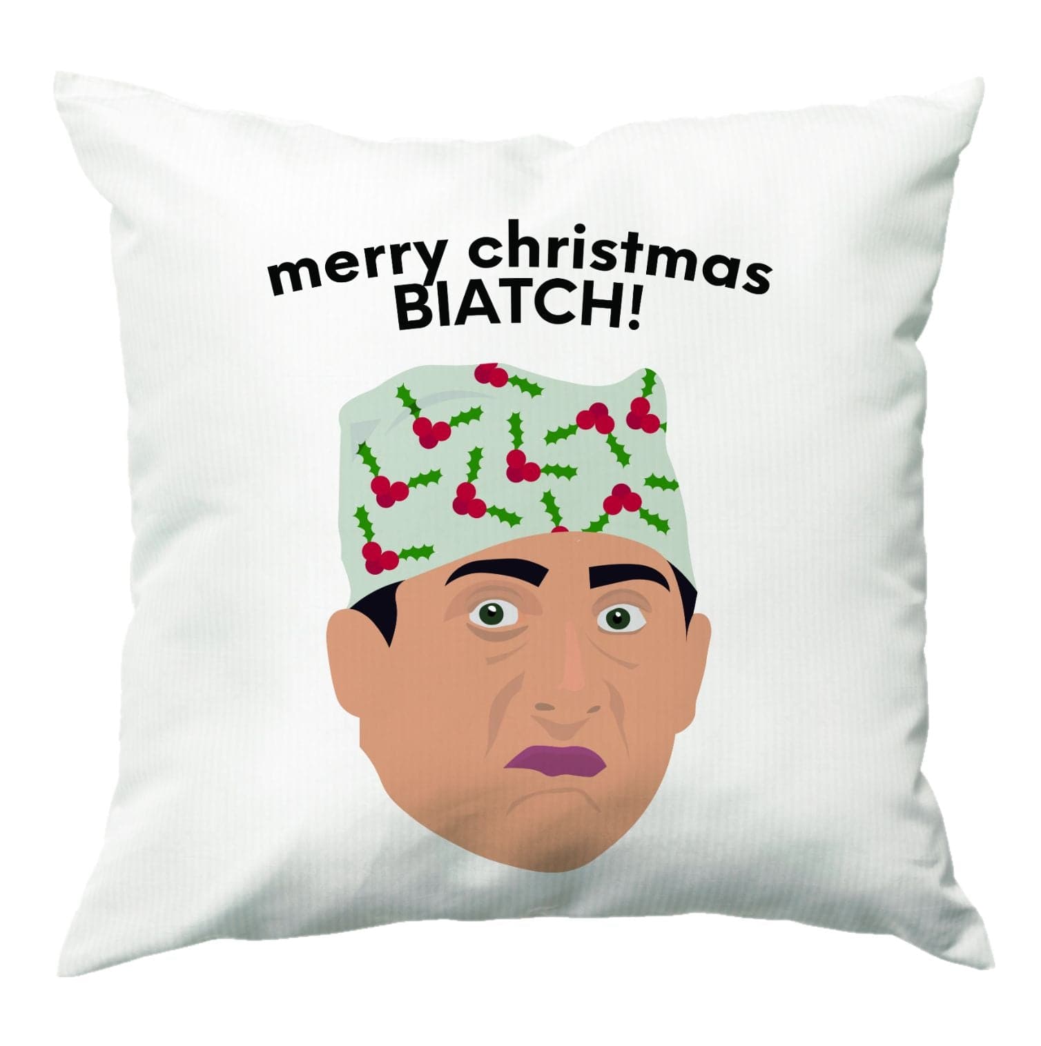 Merry Christmas Biatch Cushion