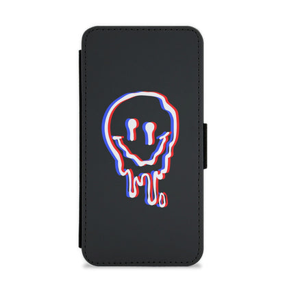 Red Smiley - Juice Flip / Wallet Phone Case