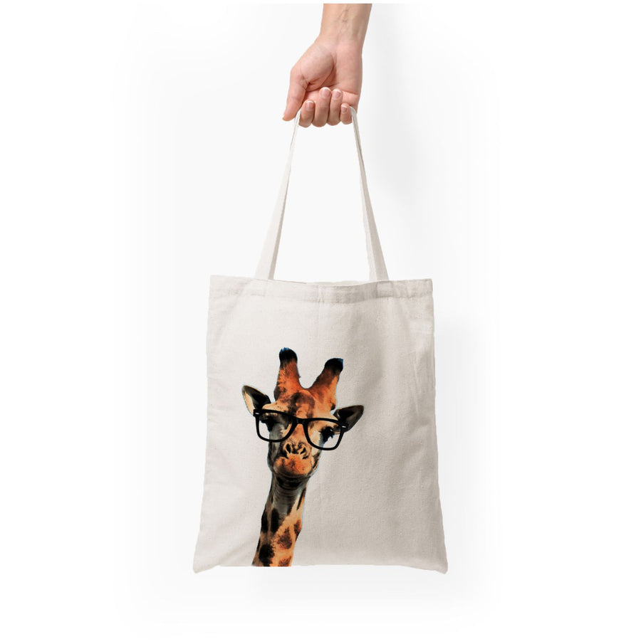 Hipster Giraffe Tumblr Tote Bag