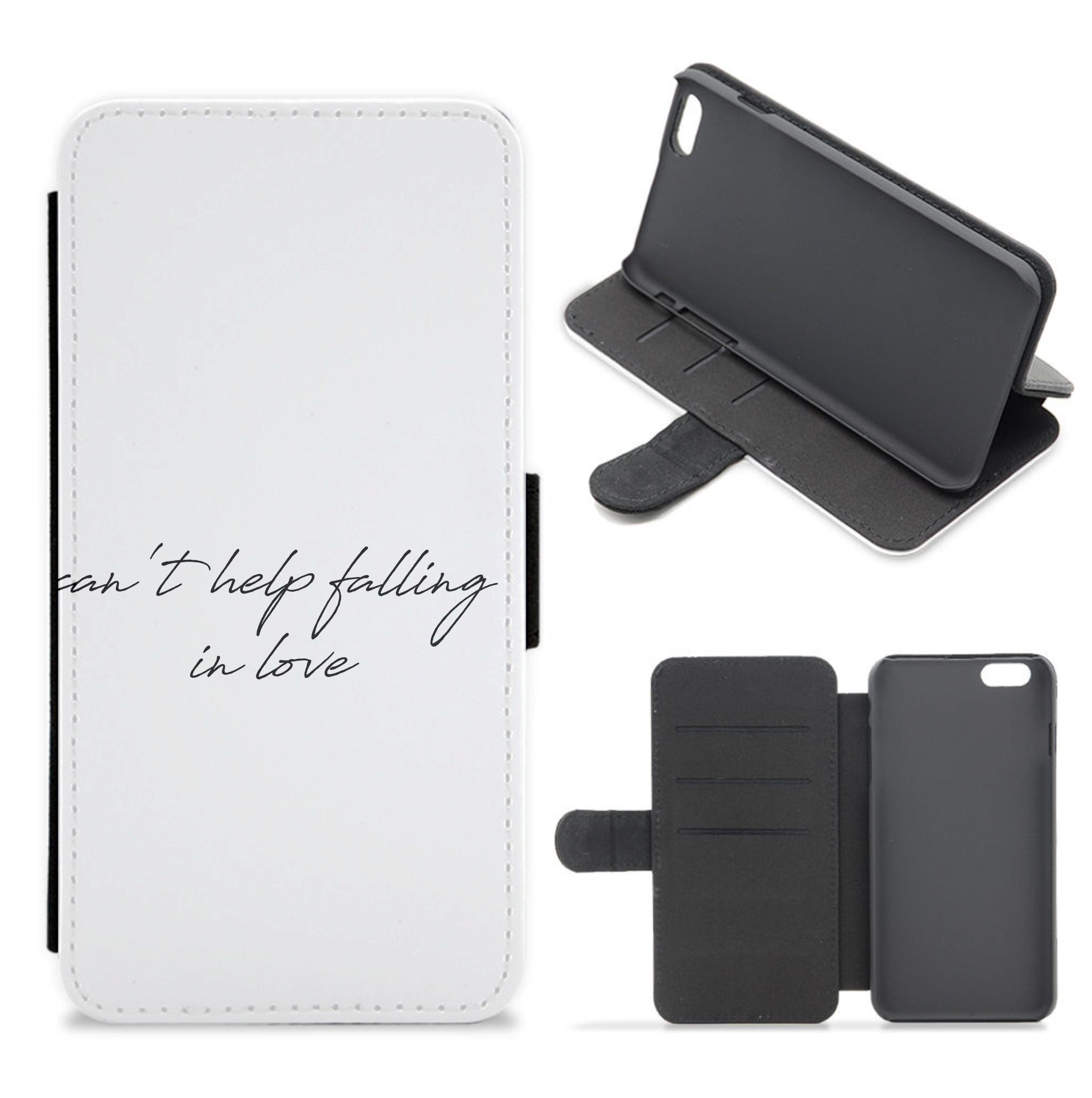 Can't Help Falling In Love Flip / Wallet Phone Case