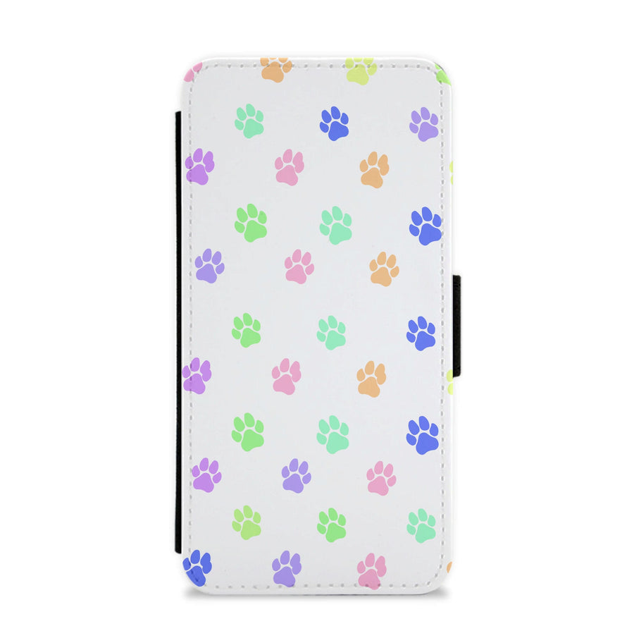 Coloured patterns - Dog Patterns Flip / Wallet Phone Case