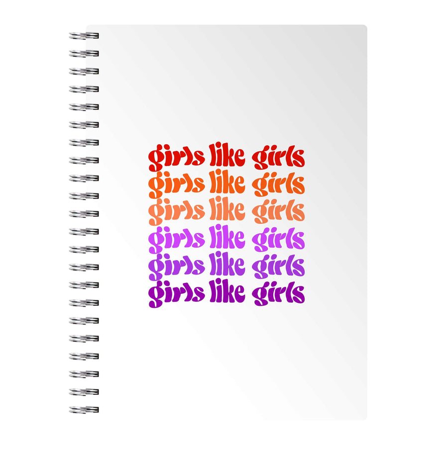 Girls like girls - Pride Notebook