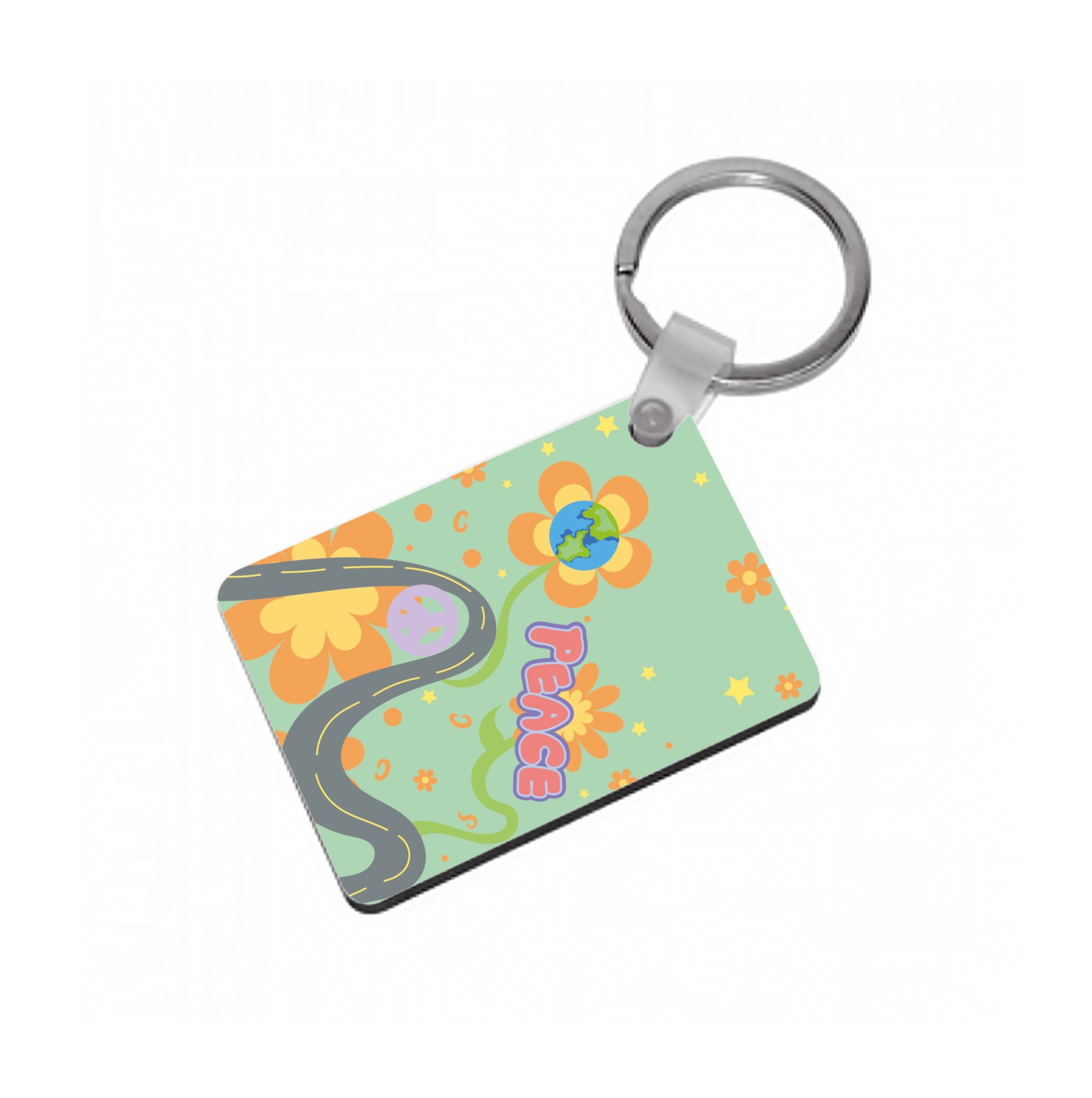 Peace - Cars Keyring