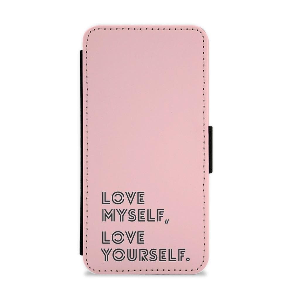 Love Myself, Love Yourself BTS Flip Wallet Phone Case