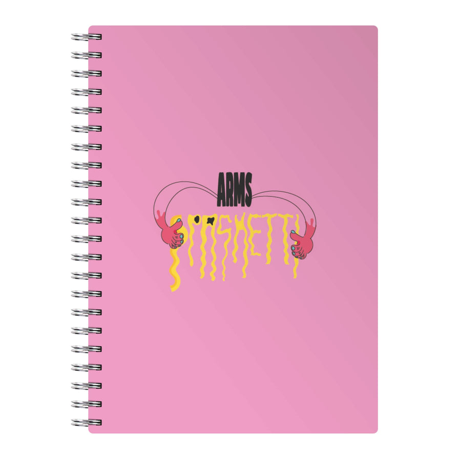 Arms Spaghetti - Pink Notebook