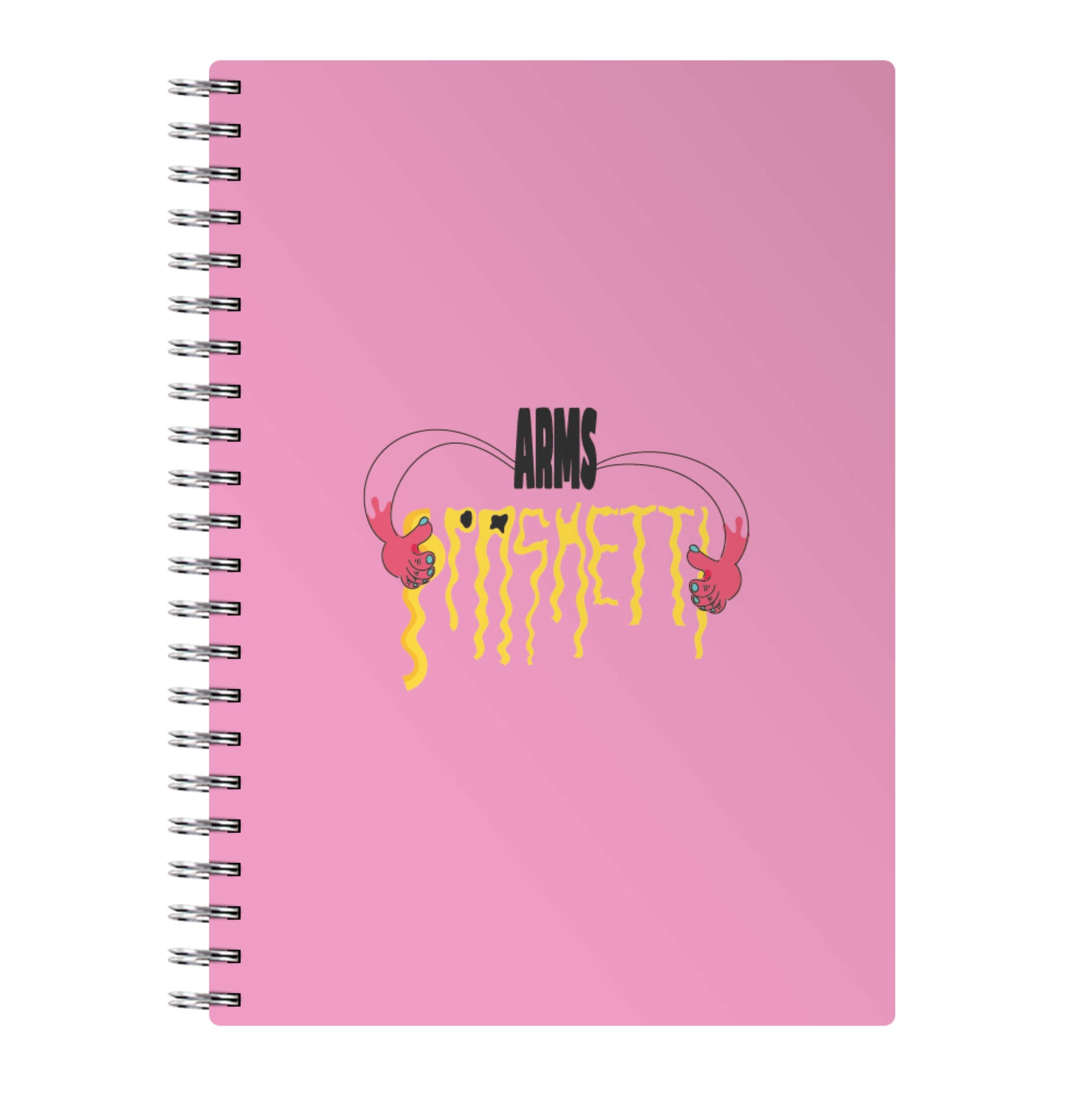 Arms Spaghetti - Pink Notebook