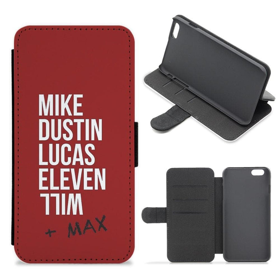 Stranger things + Max Flip Wallet Phone Case - Fun Cases