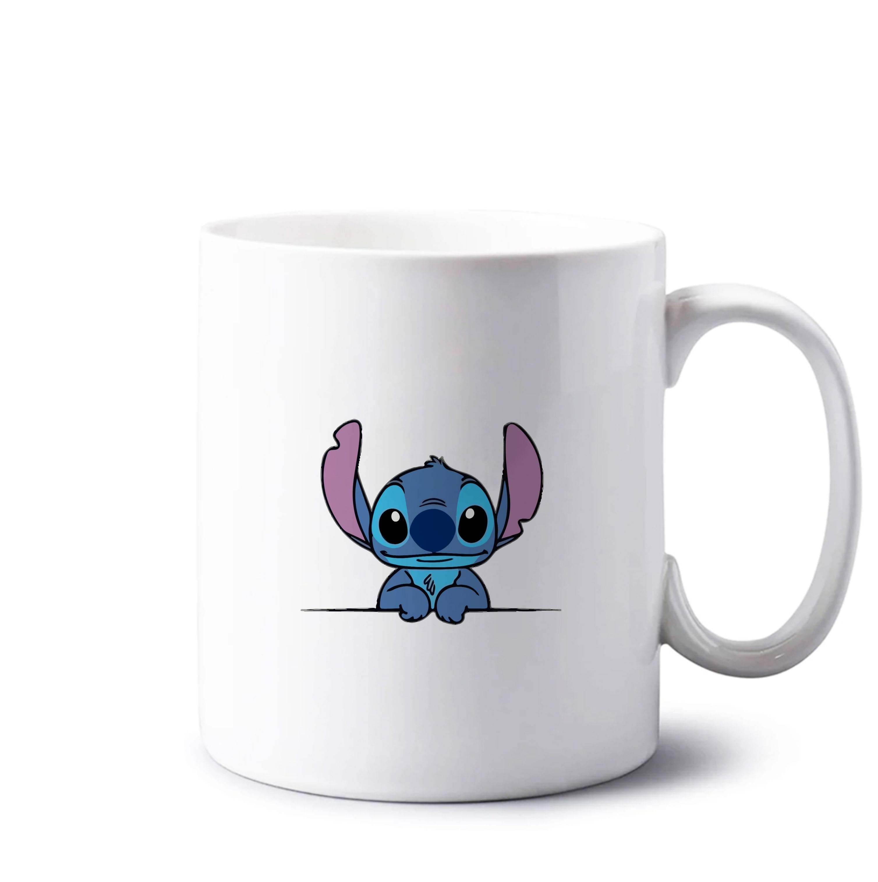 Alien Blue Leaning Mug