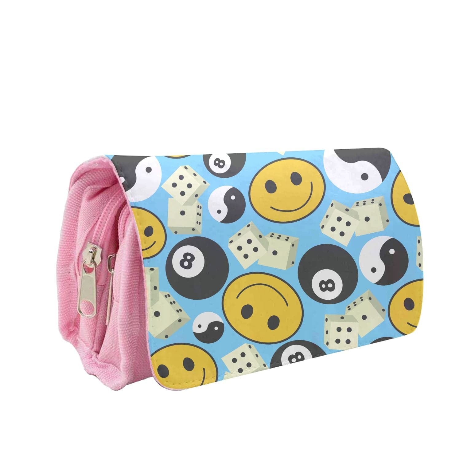 8 Ball Pattern - Skate Aesthetic  Pencil Case