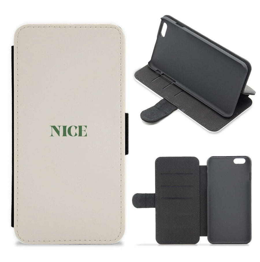 Nice - Naughty Or Nice  Flip / Wallet Phone Case